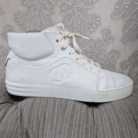 chanel white trainers buy online|chanel trainers selfridges.